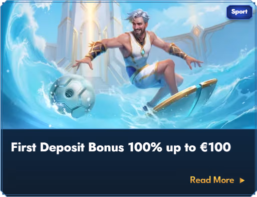 Banner del bono del primer depósito de Casea Casino