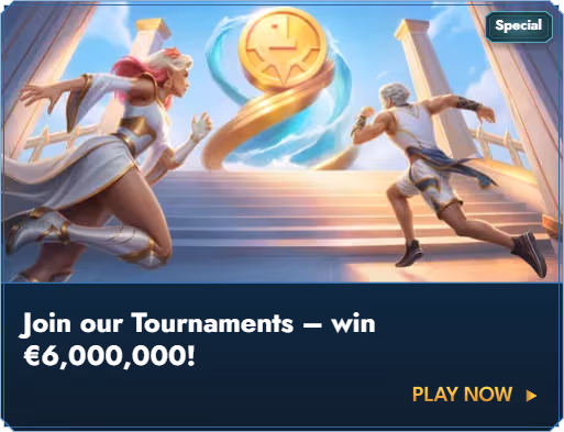 Banner de los torneos de Casea Casino