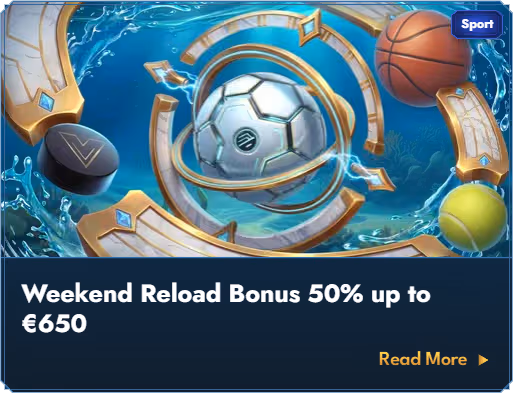 Banner del bono de recarga de fin de semana de Casea Casino