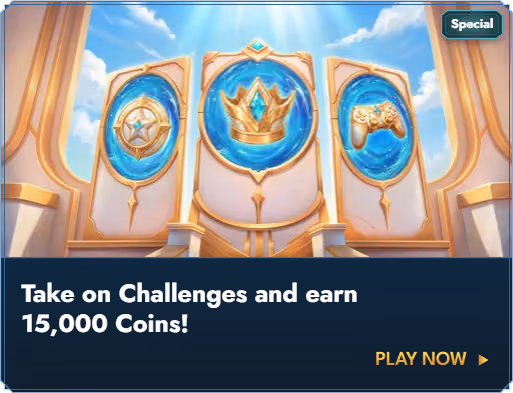 Banner de recompensas por desafíos de Casea Casino